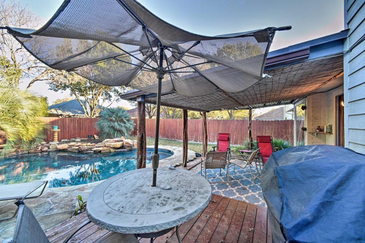 Peaceful San Antonio Oasis With Private Pool And Grill Villa ภายนอก รูปภาพ